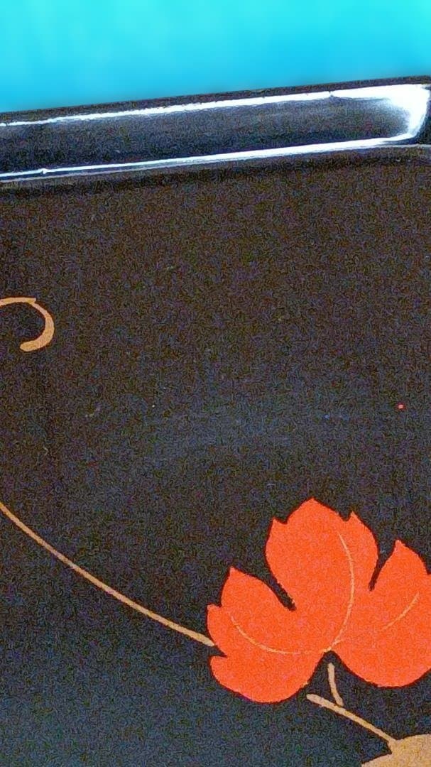 【大正時代以前・白木屋漆器】会津塗 菓子器セット 蔦模様漆器 アンティーク