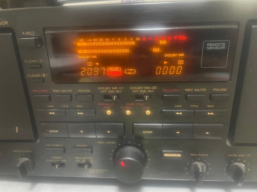 TEAC Ｗ6000R ダブルカセットデッキ オートリバース　動作品