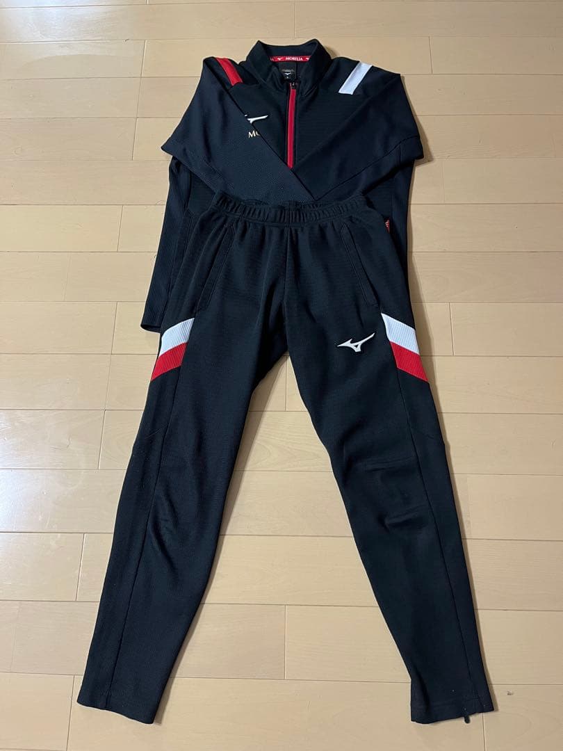 Mizuno ミズノ　Morelia モレリア　ジャージ S 黒/赤/白