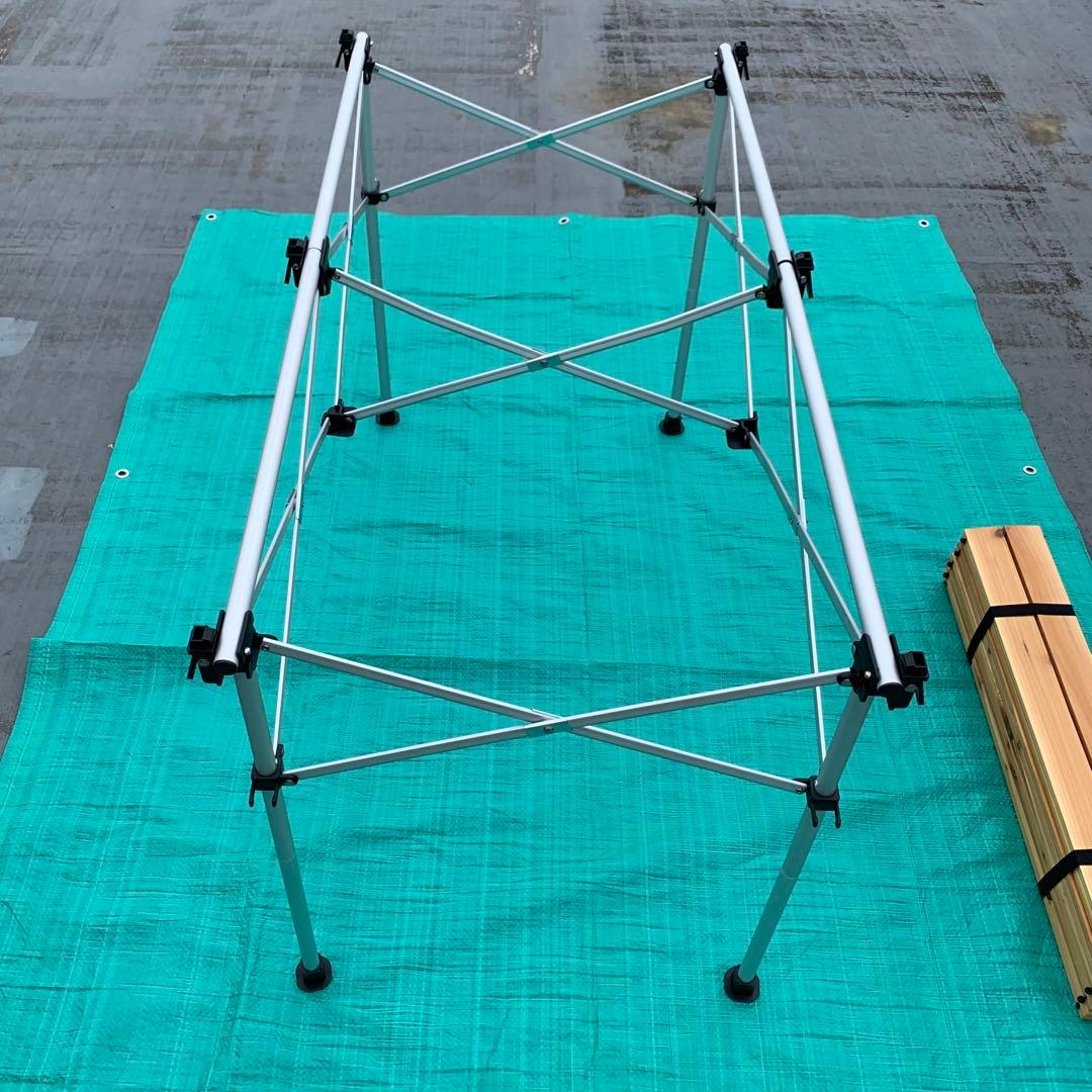 コールマン　ナチュラルウッドロールテーブル　110センチ