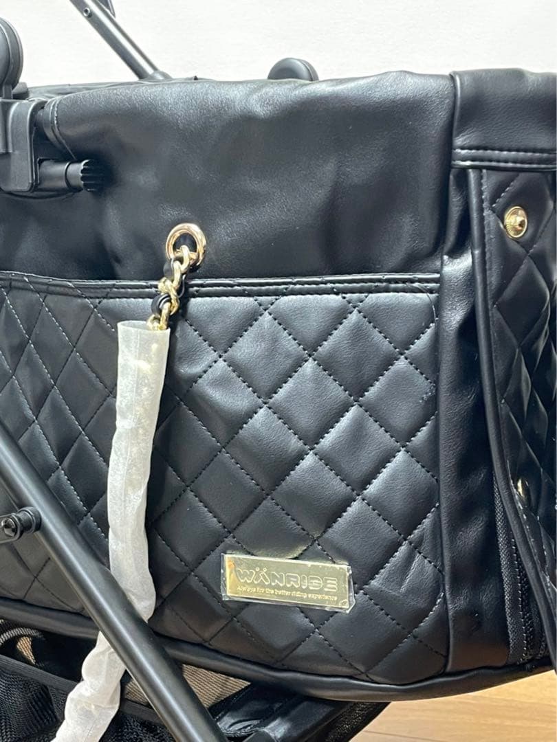 ブラックキルティングペットカート WANRIDE 美品