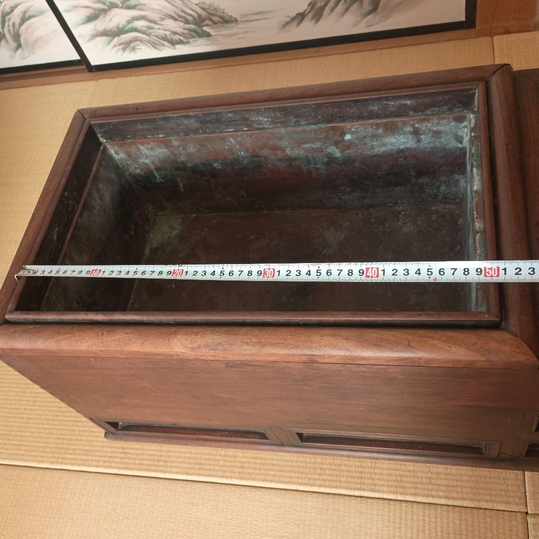 ★希少★ 関東火鉢 長方形 レトロ 骨董品 レア 送料込み