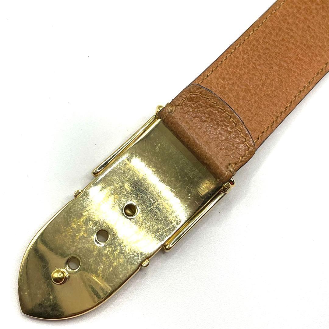 ✨良品✨GUCCI ヴィンテージ レザーベルト キャメル レディース