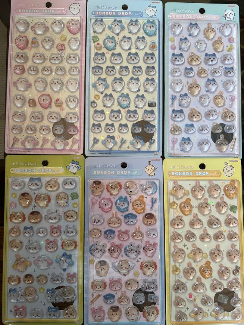 ちいかわ　ボンボンドロップシール[正規品]セット