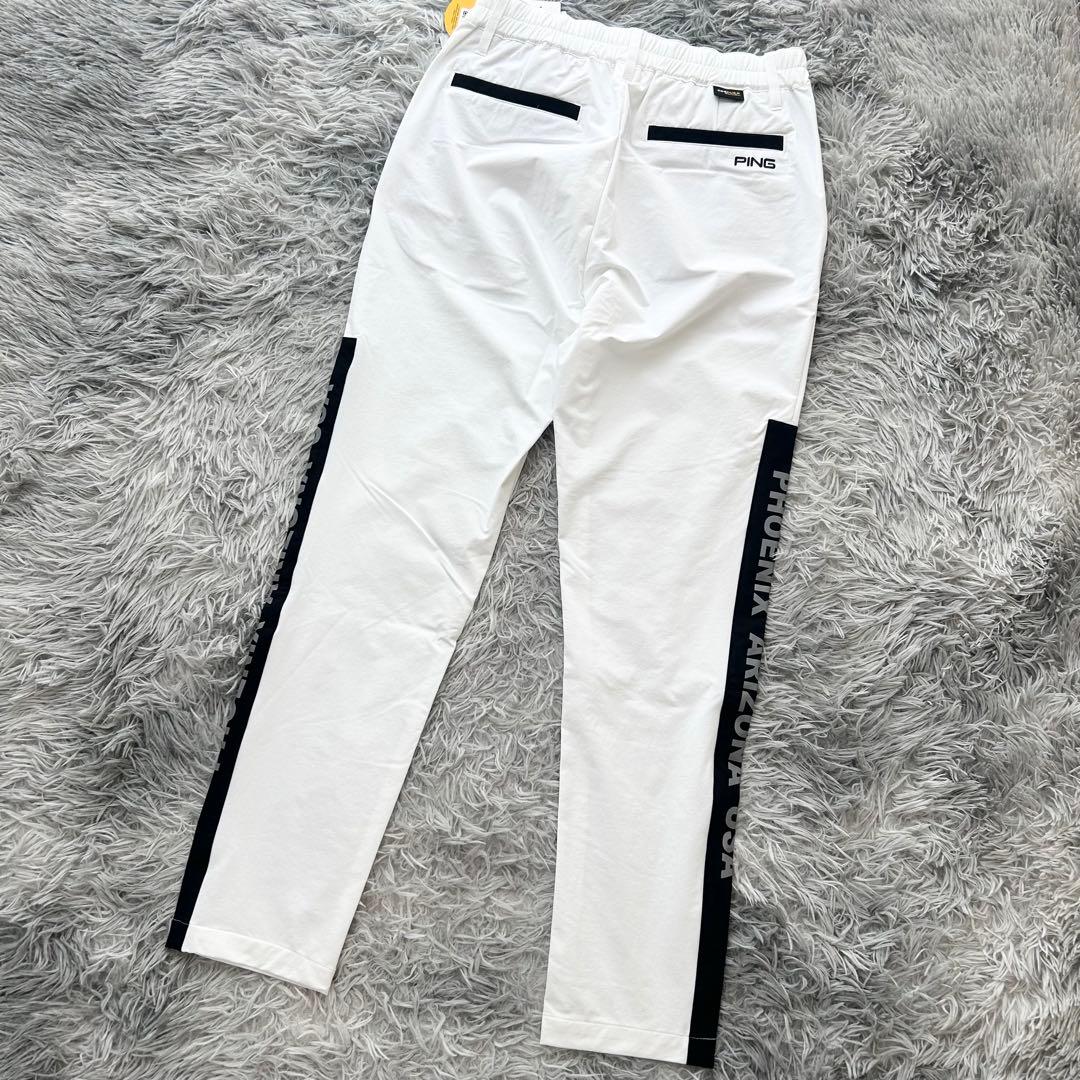新品 PING ピン　セットアップ　半袖シャツ　ハーフジップ　パンツ　Mサイズ