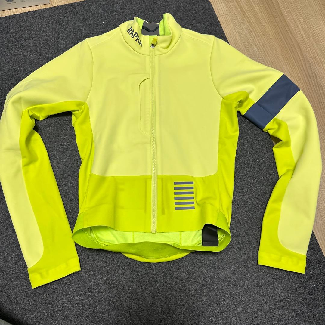 Rapha プロチームウインタージャケット蛍光イエロー サイクルジャケット XS