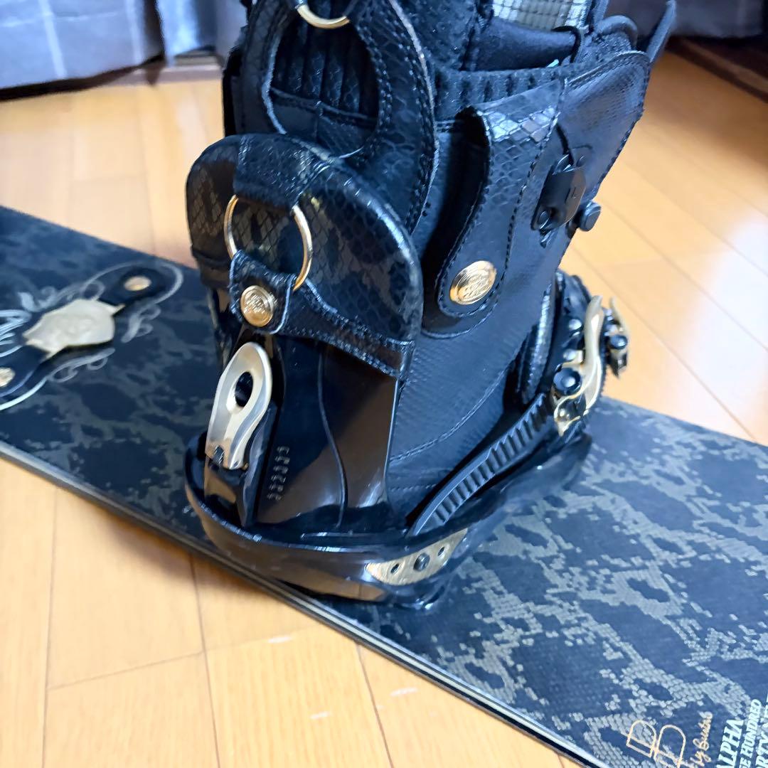 BURTON ALPHA 147cm スノーボード 板 ビンディング ブーツ付き