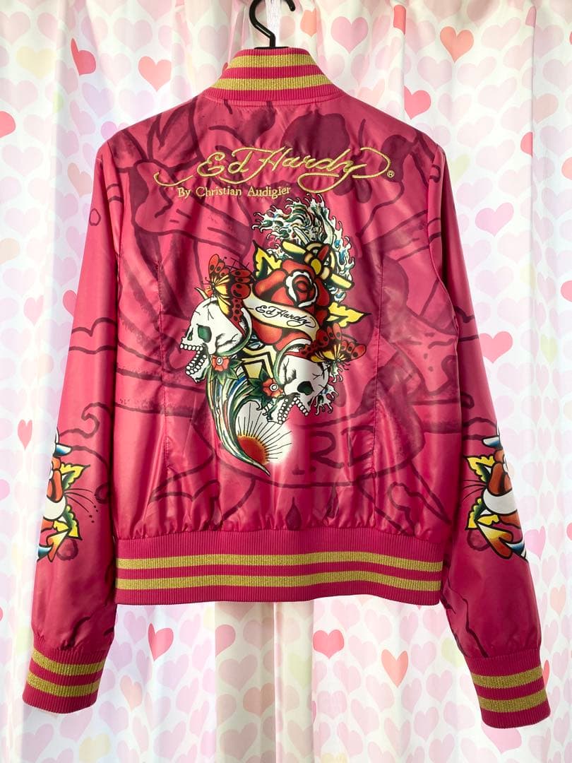 エドハーディ　スカジャン　スタジャン　ジャケット