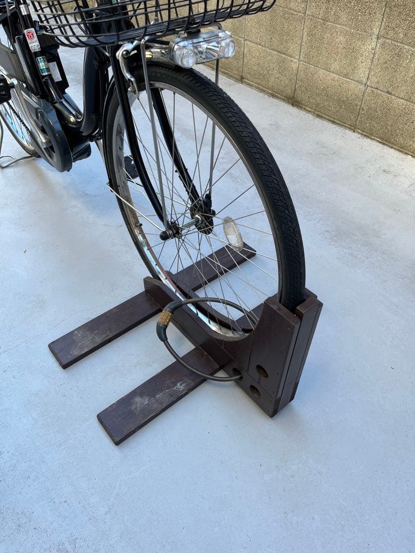 YAMAHA電動アシスト自転車 (26インチ) ブラック 前カゴ付き