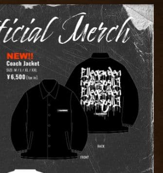 ELLEGARDEN コーチジャケット ブラック L