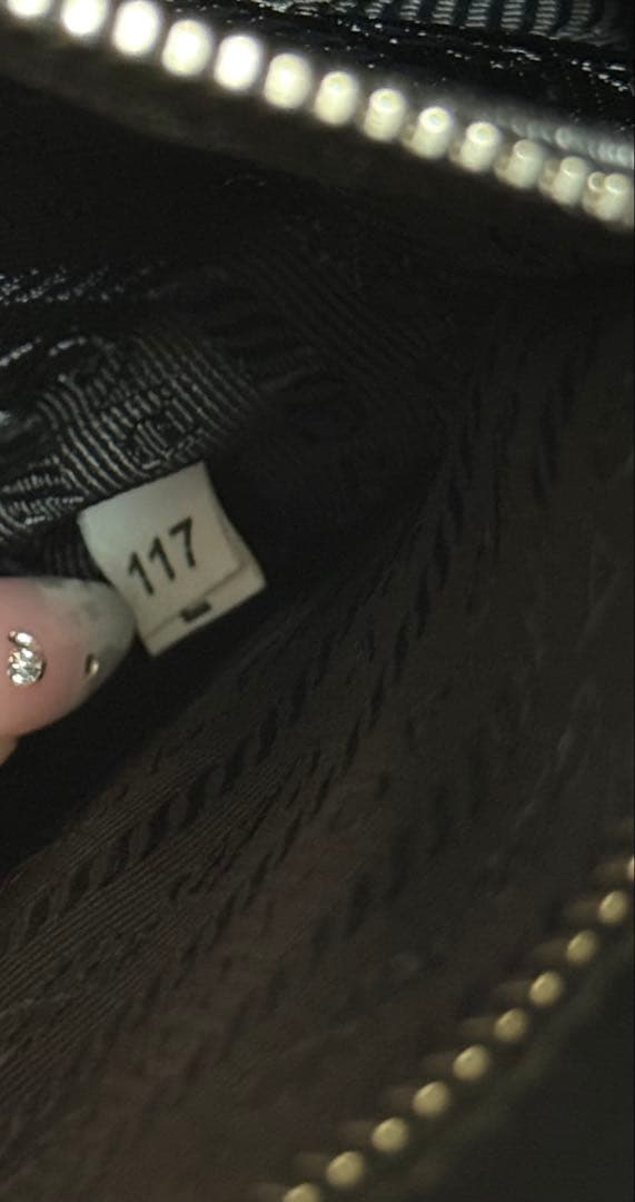 PRADA 2WAYナイロンバッグ 黒 ギャザー