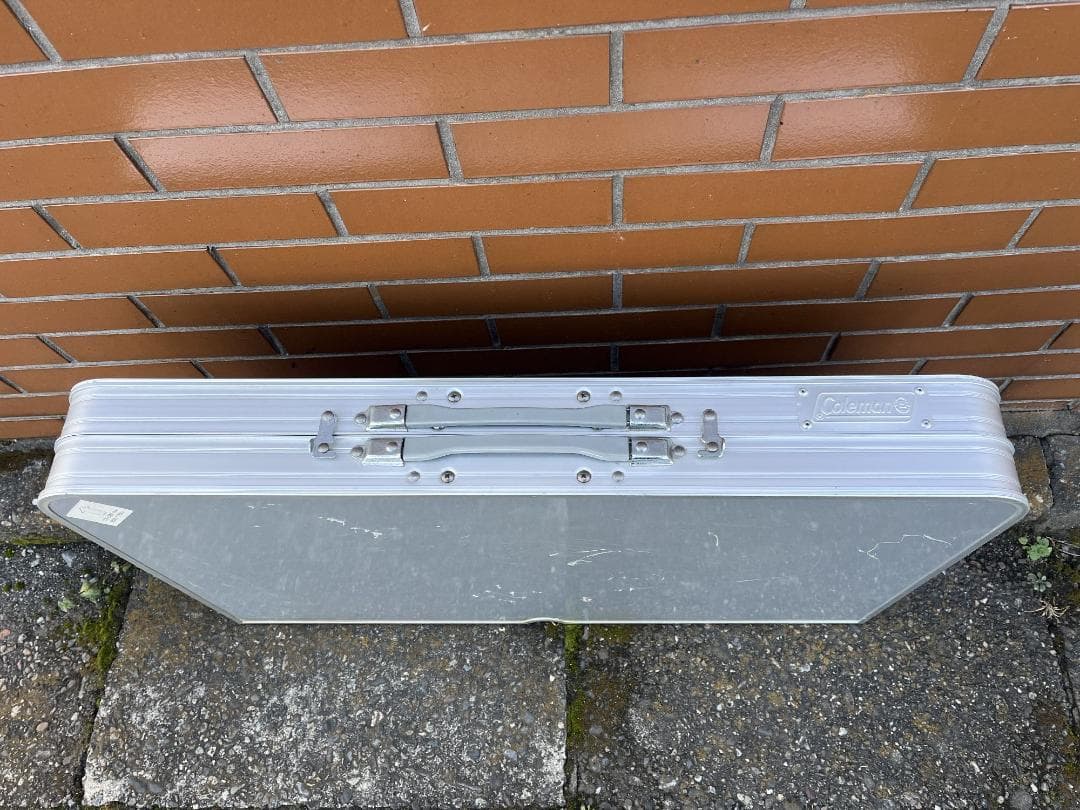 美品！【Coleman】 コールマン アルミピクニックテーブル ４人用