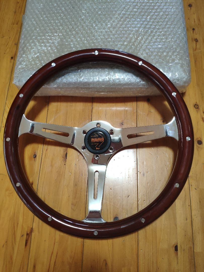 新品・未使用・現品限り! 木製ウッド・スポークメッキ・グリップリベット