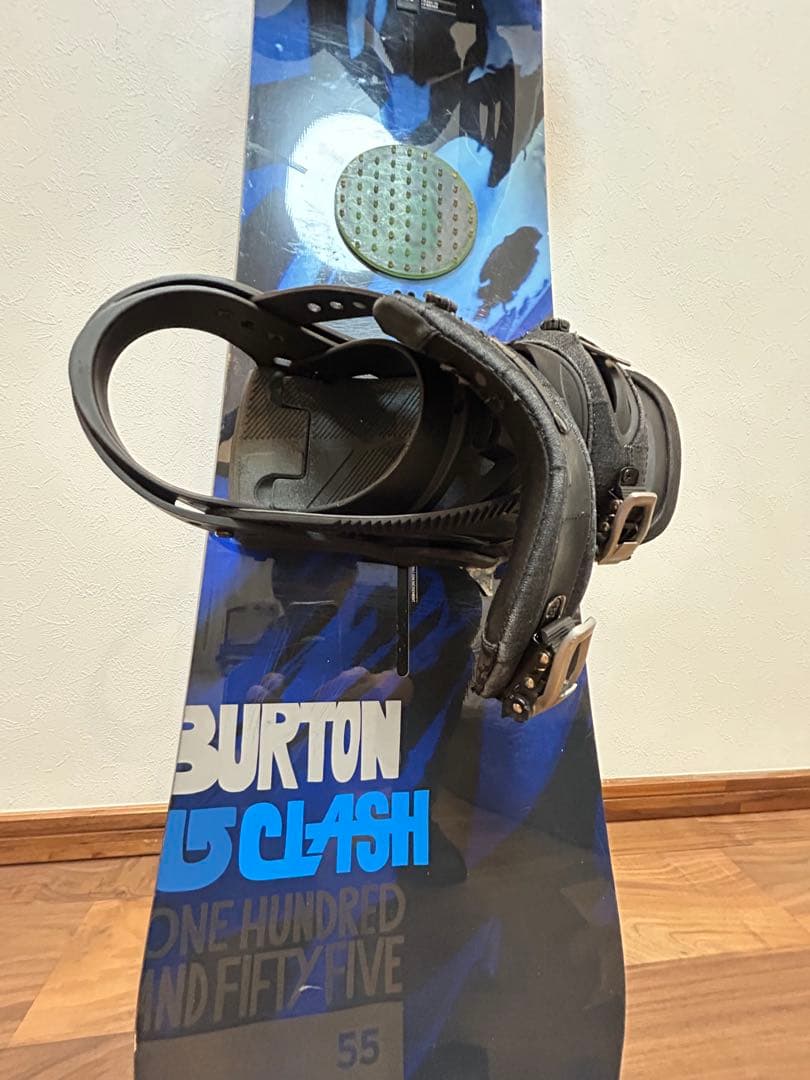 Burton（バートン）スノーボードセット ビンディング キャリーバッグ 青 黒