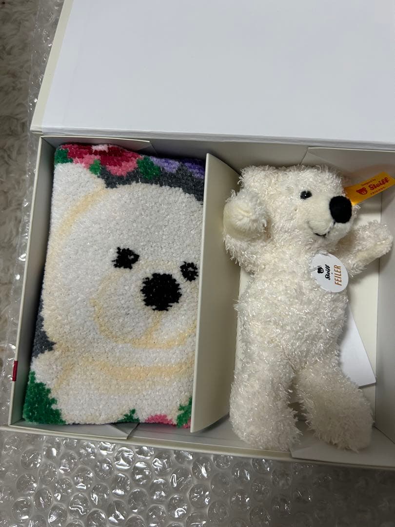 【日本橋三越限定】　 ハンカチ　シュタイフ テディベア アンド フェイラー