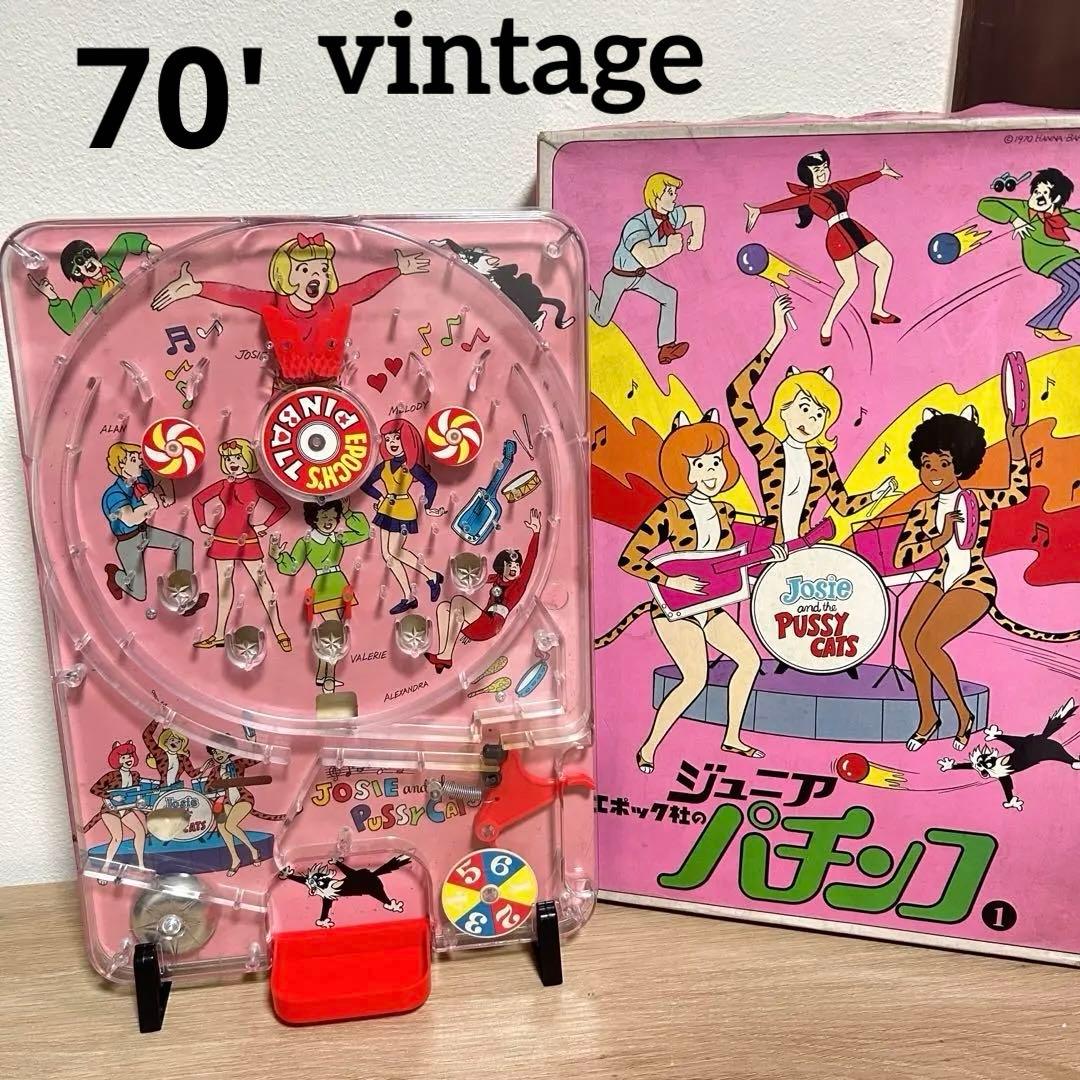【当時物】希少　エポック社　ジュニアパチンコ　ドラドラ子猫とチャカチャカ娘