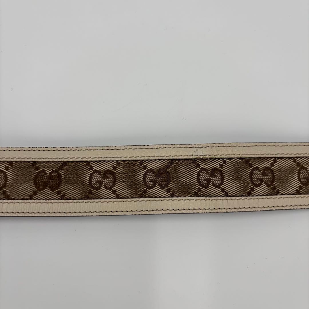 GUCCI ベルト インターロッキング G ブラウン ゴールド