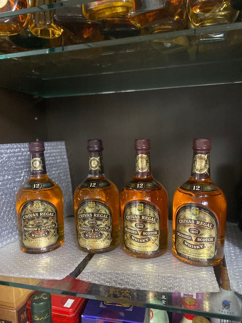 CHIVAS REGAL 12年 ブレンデッドウイスキー 4本セット