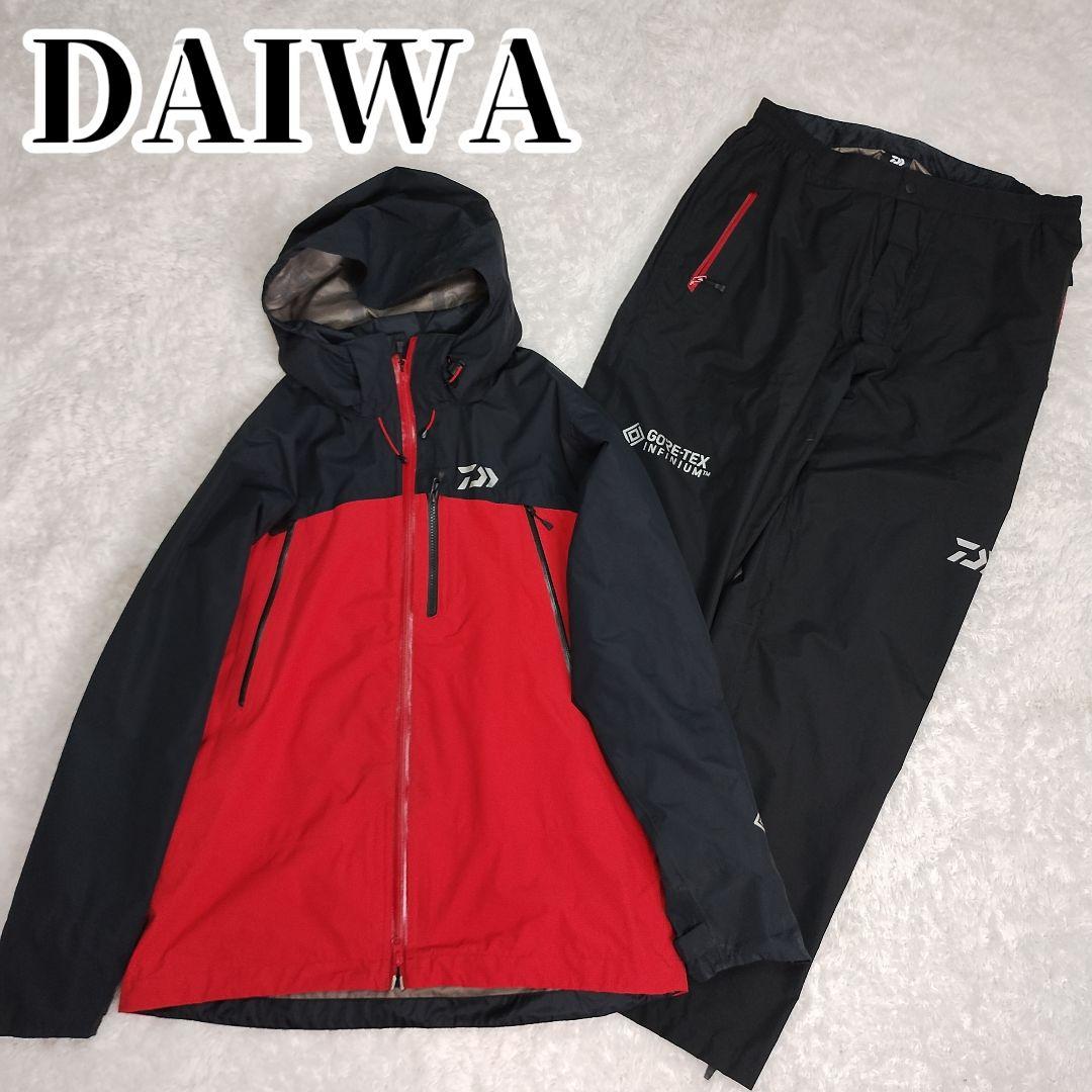 美品✨ダイワ XL インフィニアムプロダクト レインスーツ セットアップ