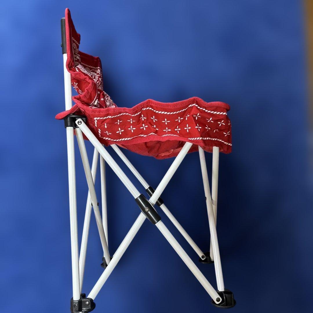 BEAMS&Coleman＊コラボチェア＊コンパクトチェア＊バンダナ柄