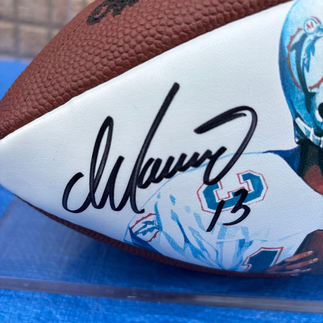 NFLクォーターバック　ダン・マリーノ　サイン入りフットボール　ウィルソン