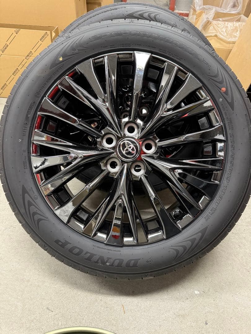 40ヴェルファイア　新車外し　7km ブラックスパッタリング　19インチ