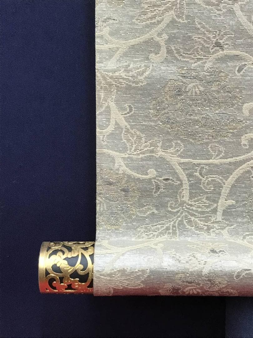 【真作】大徳寺派/辻常閑/南無阿弥陀佛/六字名号/掛軸☆宝船☆AD-470