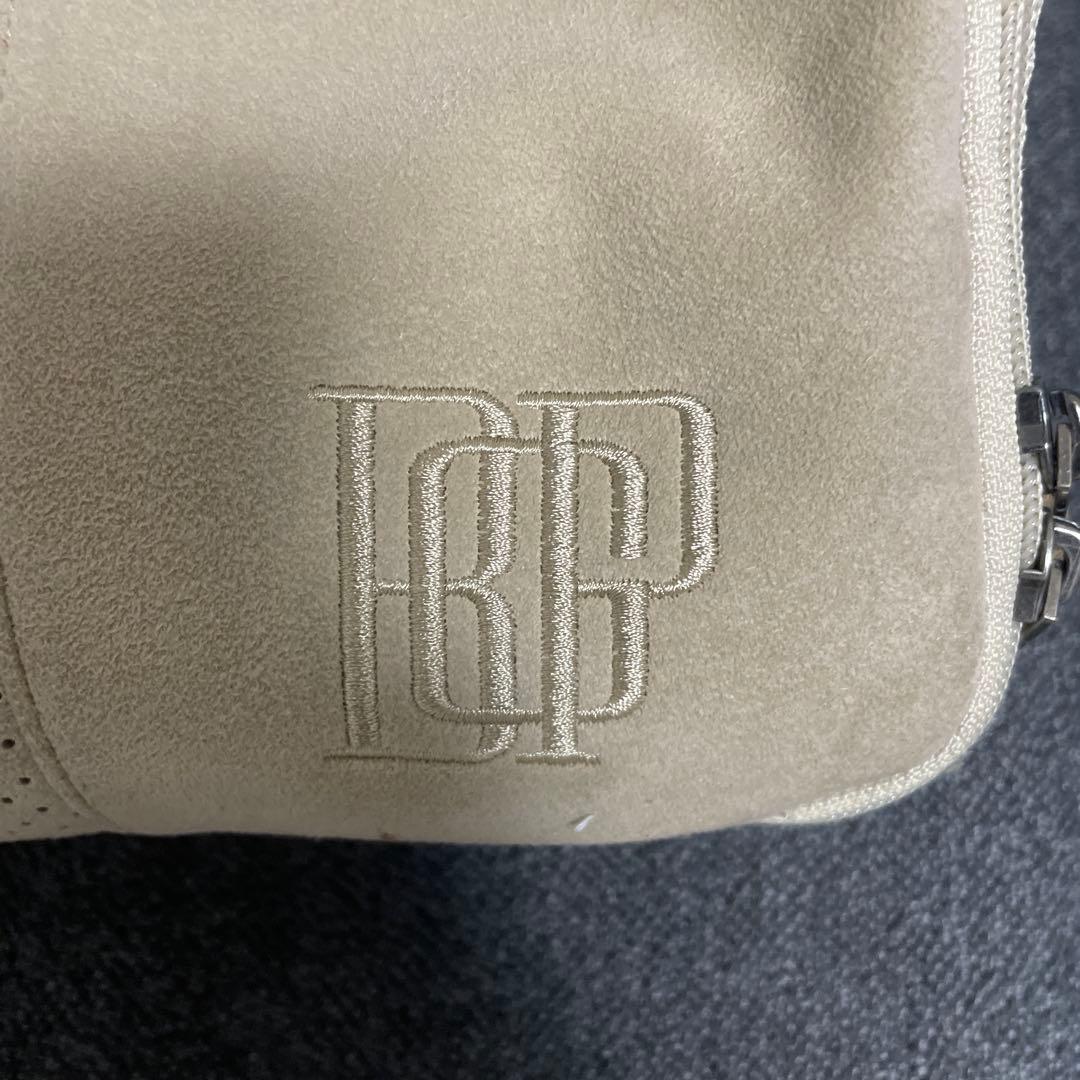 ビームスゴルフ　スウェード　ボストンバッグ