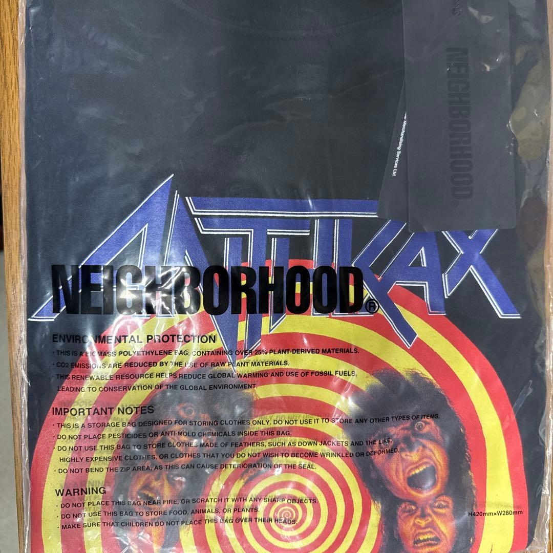 ネイバーフッドANTHRAX STATE OF EUPHORIA ロングスリーブ