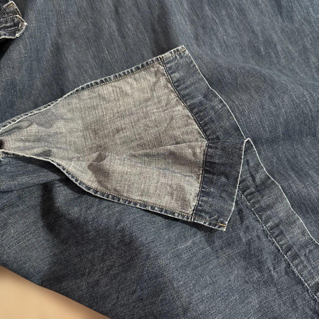 45R モンプチデニムのオンザビーチドレス（インディゴ 重）