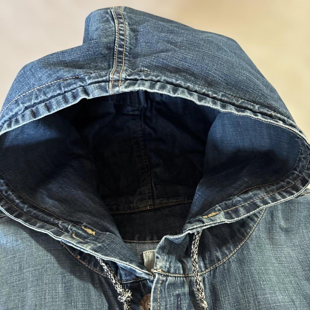 45R モンプチデニムのオンザビーチドレス（インディゴ 重）