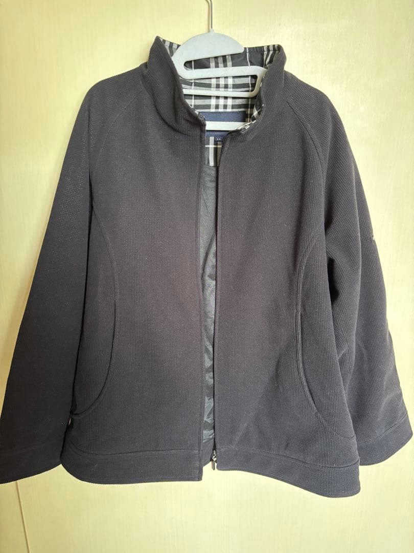 BURBERRY ダークグレー ジップアップジャケット