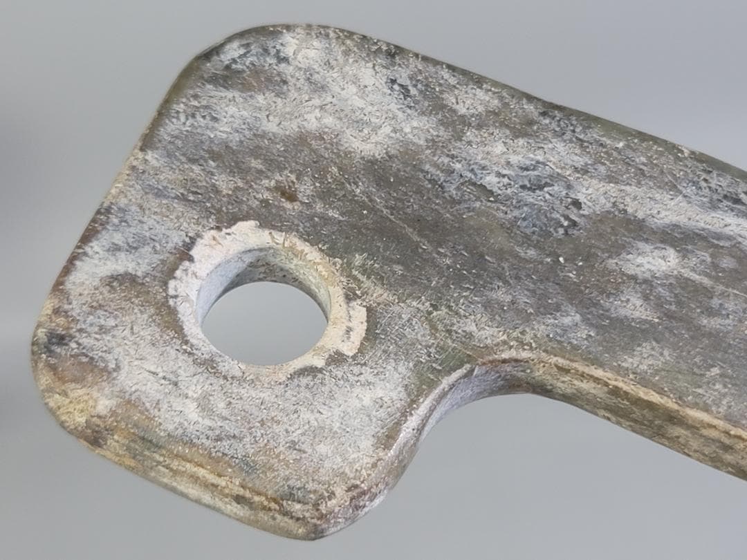 中国 石刻 人物 刃 置物 二件 DT379