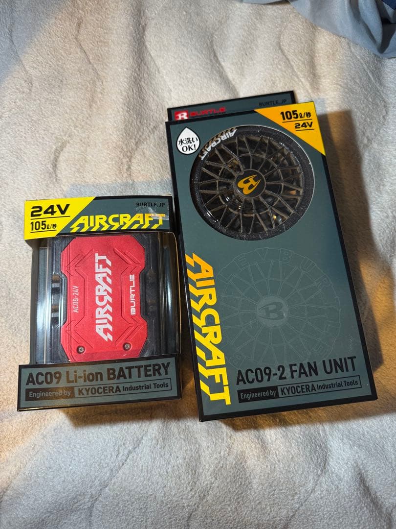 空調服バートル24v バッテリーファンセット