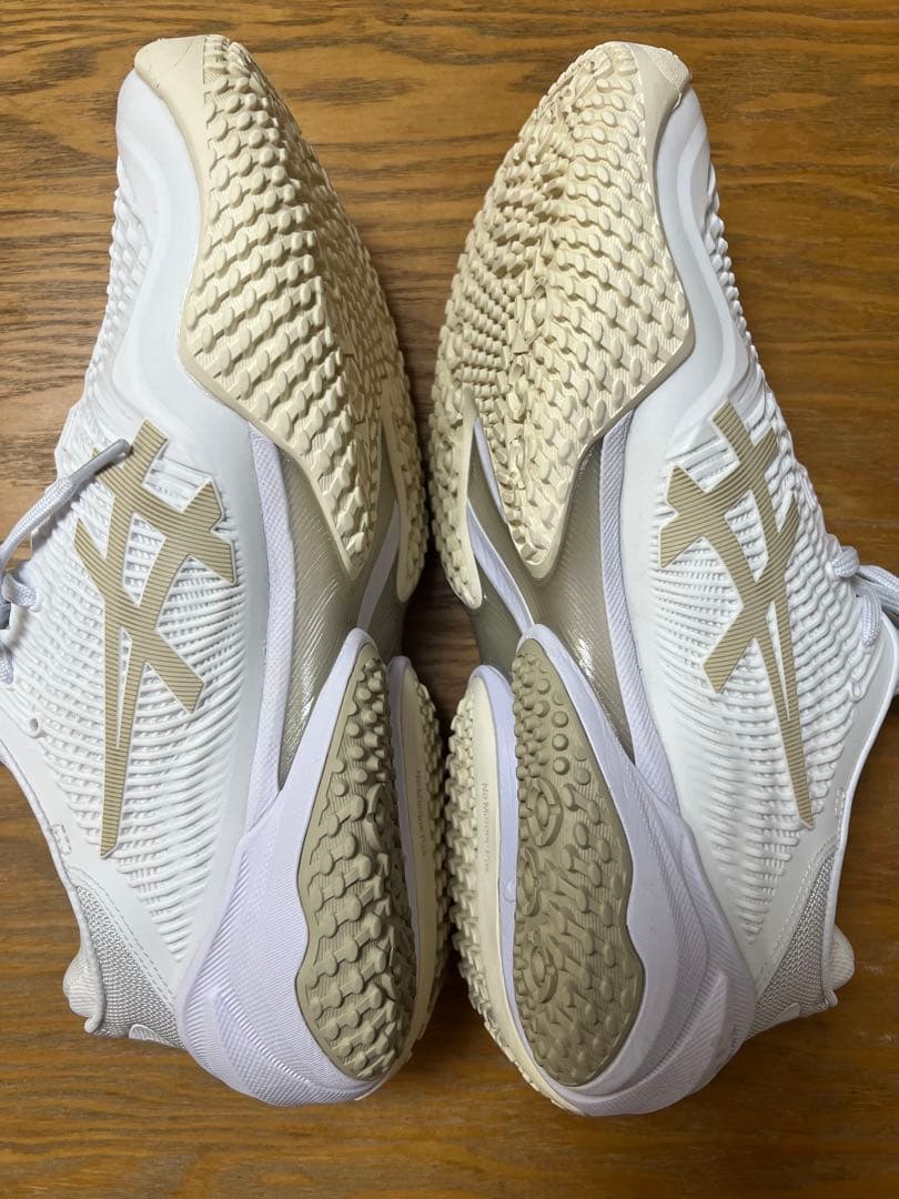 超美品　ASICS COURT FF 3 OC コートFF3 オムニクレー