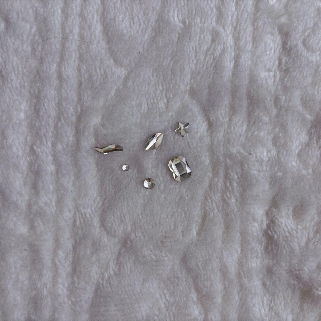 ネイル グリッタージェルネイル パーツ ラメ ネイルパーツストーン ピンセット付