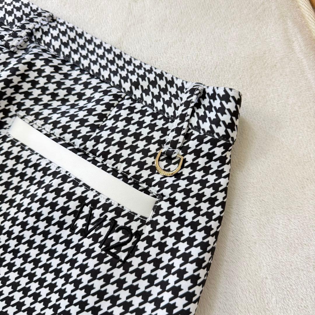 美品‼️ V12 ダンボールニット 千鳥柄 セットアップ ゴルフウェア L