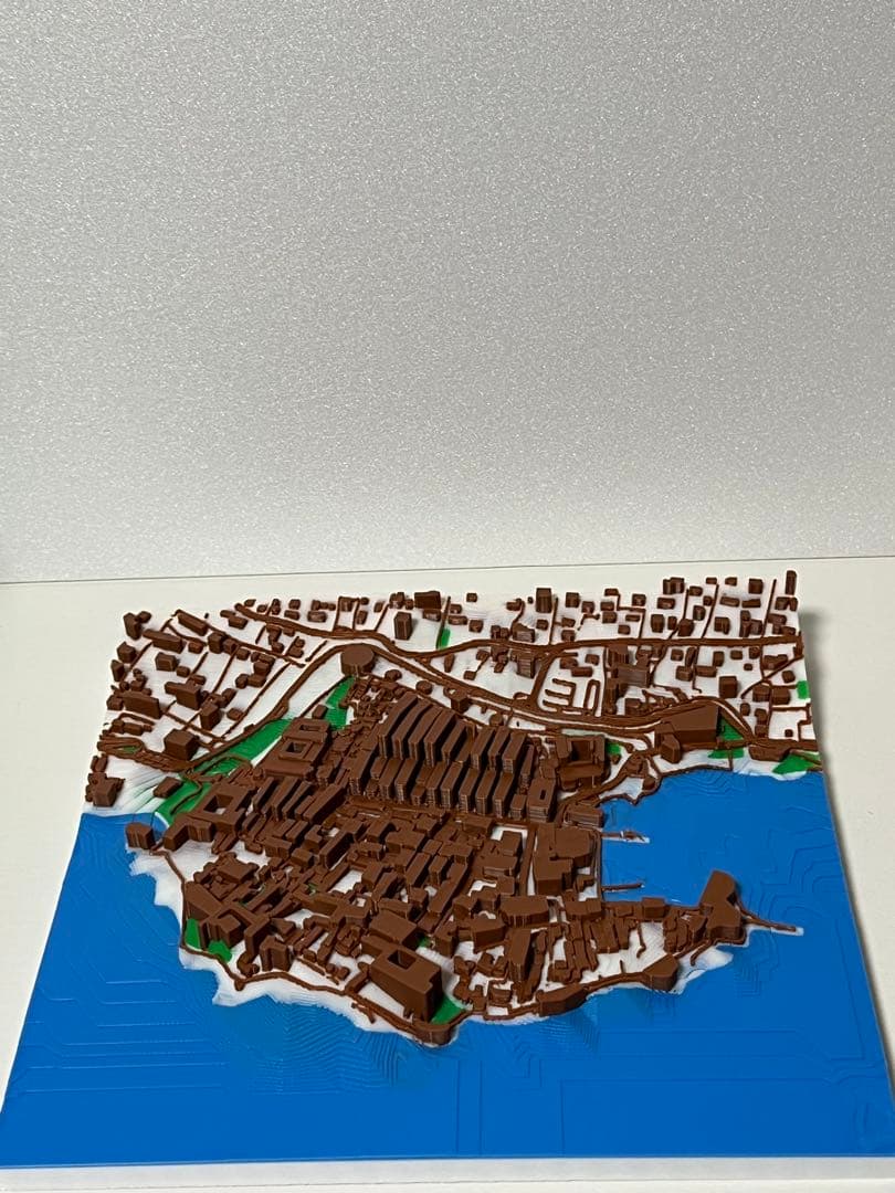 クロアチア ドゥブロクニク旧市街 のミニチュアジオラマ