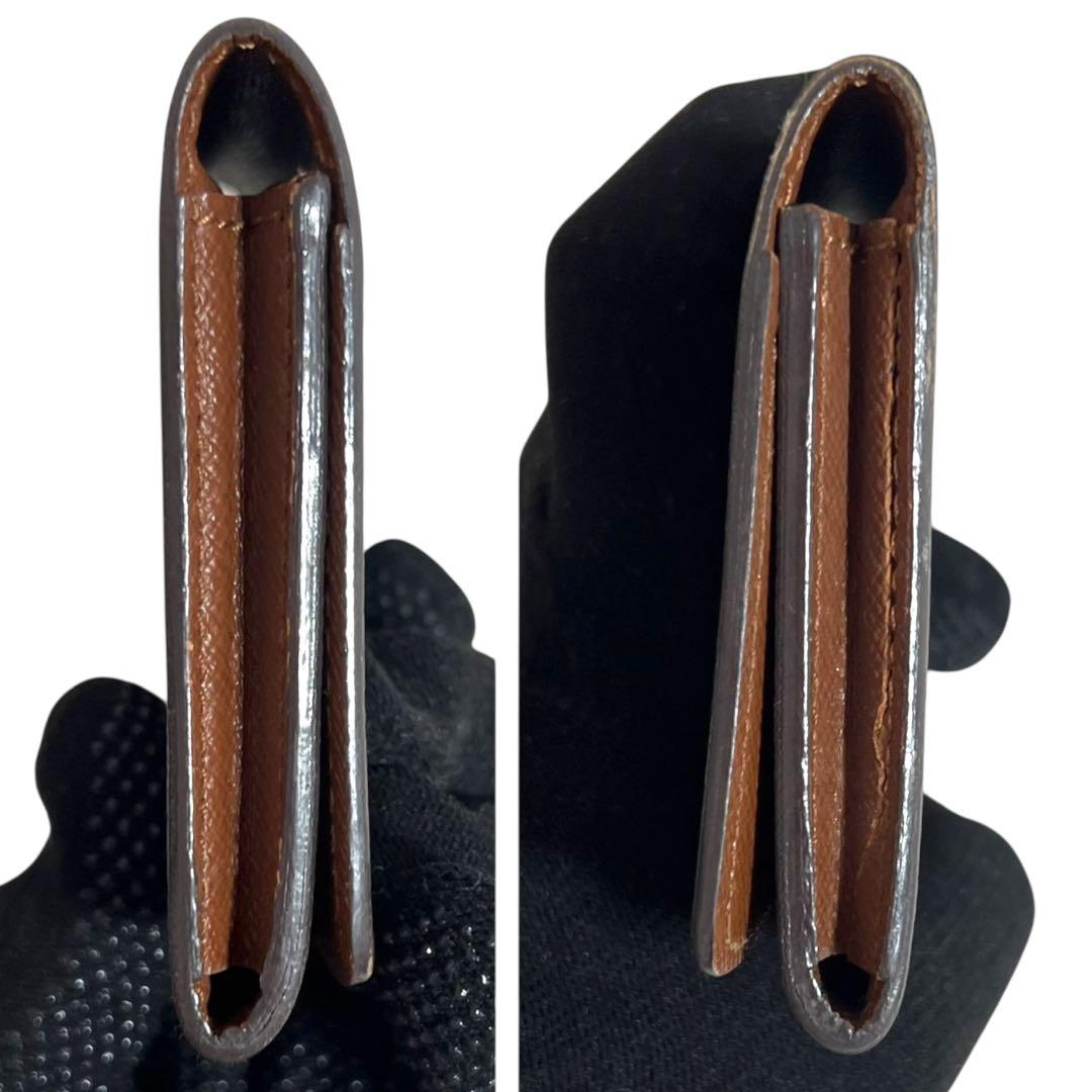 ルイヴィトン カードケース 名刺入れ モノグラム アンヴェロップ ブラウン 茶