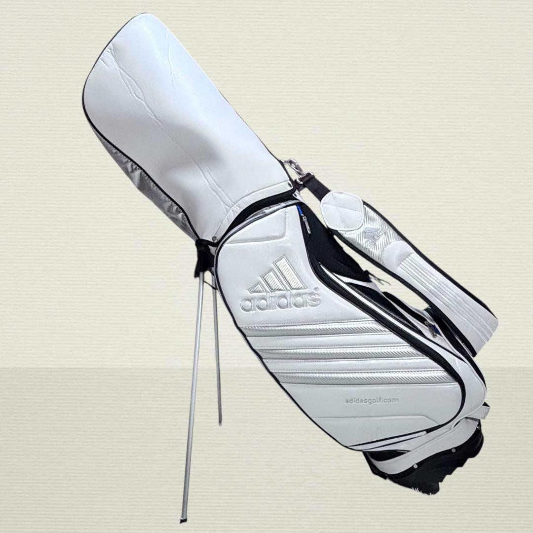 ✨極美品✨ adidas キャディバッグ スタンドバッグ ホワイト 9型