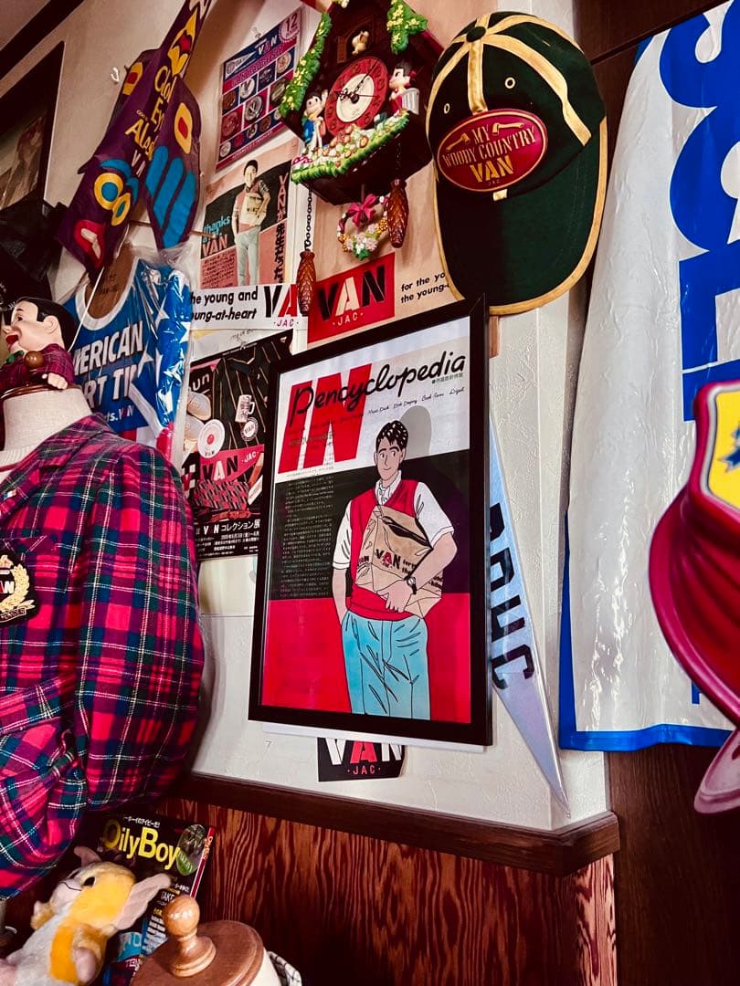 VANわたせせいぞうイラスト複製品45×33 ディスプレイ品