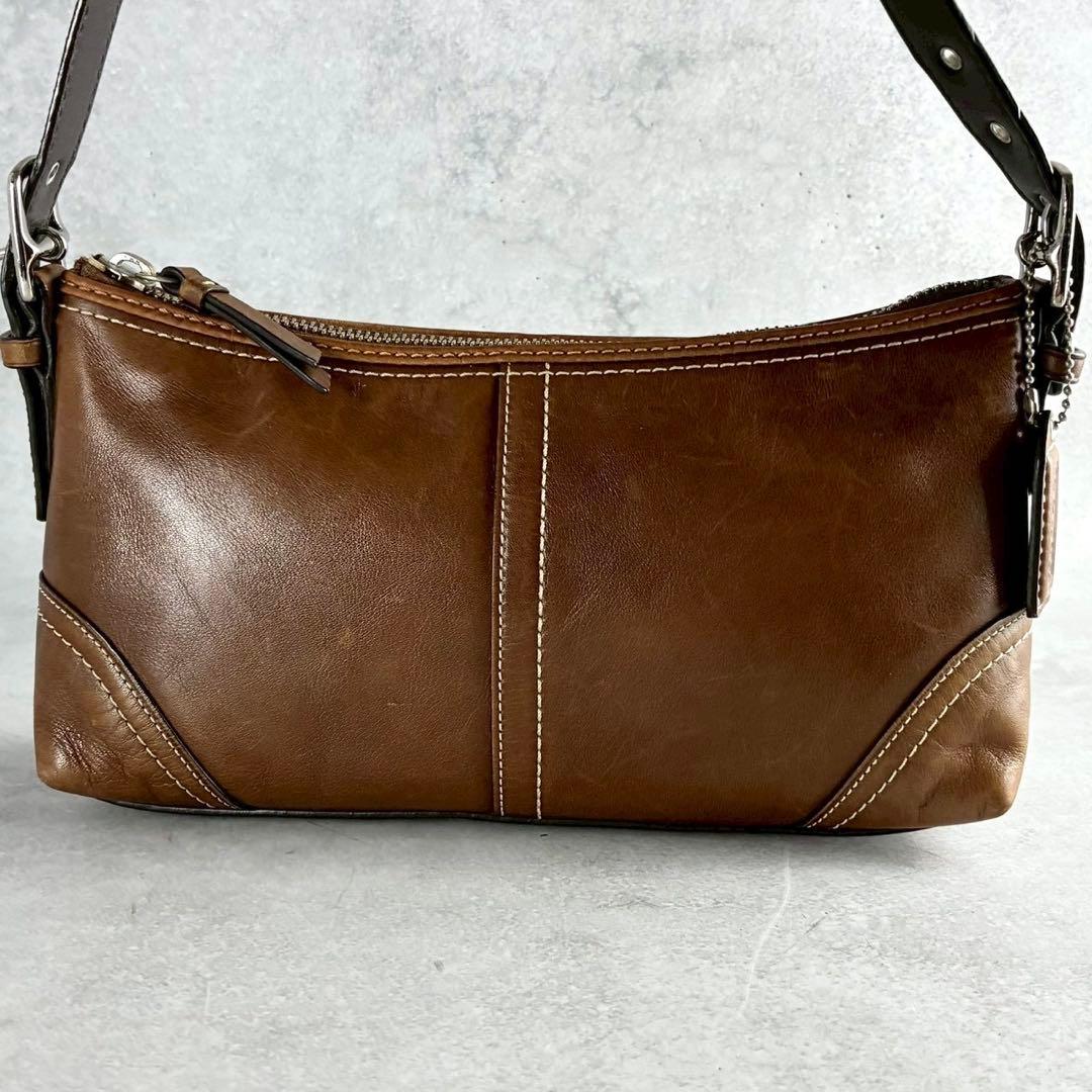 ✨美品✨コーチ　ハンドバッグ　ワンショルダーバッグ　レザー　ブラウン