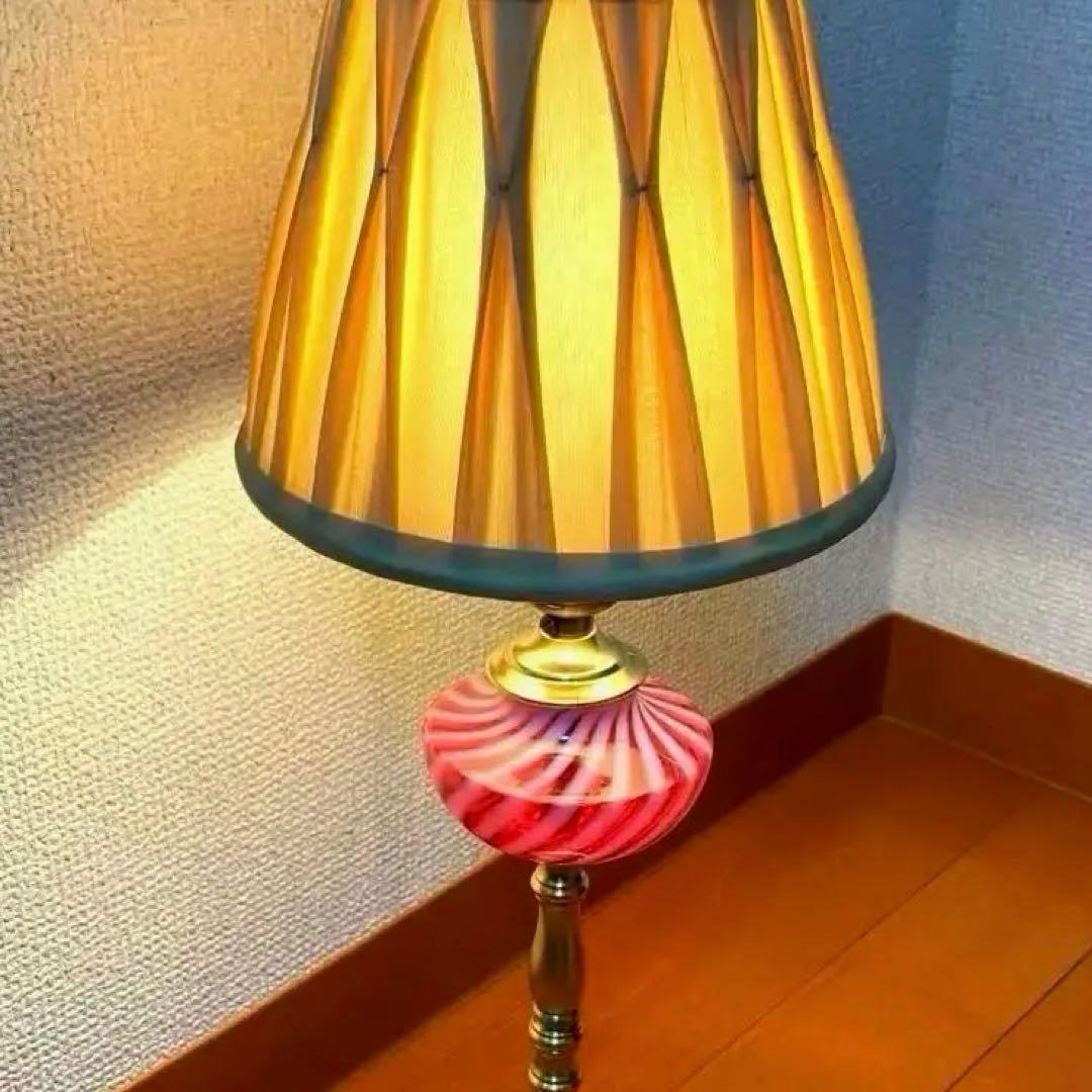 フェントン（ダイヤモンド）1940年　ランプスタンド　オパールセント