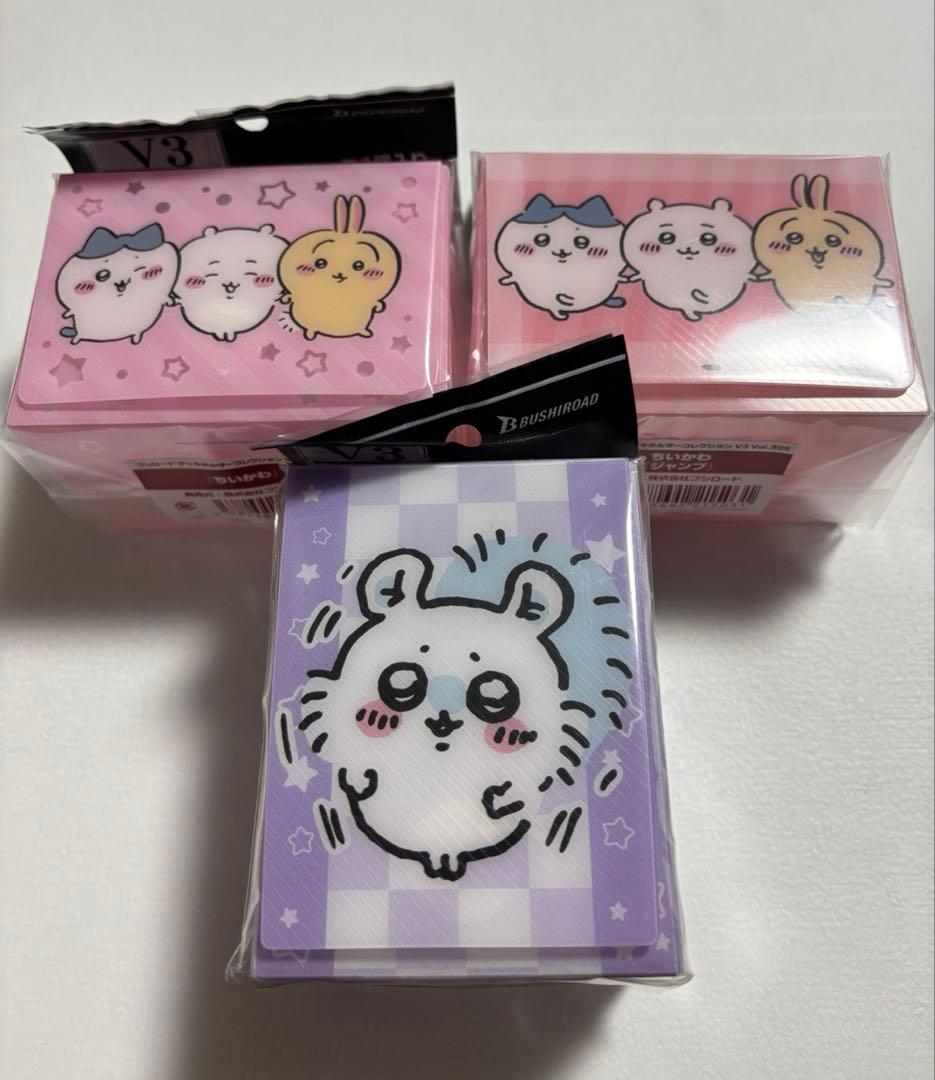 デッキホルダー　ちいかわ　モモンガ　ハチワレ　3点