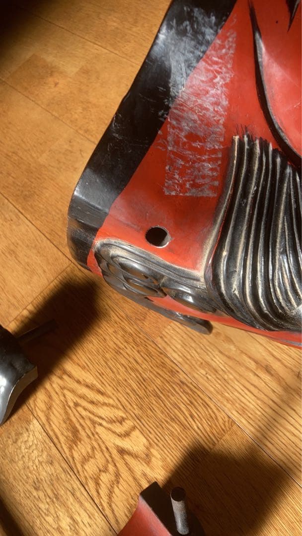 木製　獅子舞　獅子頭