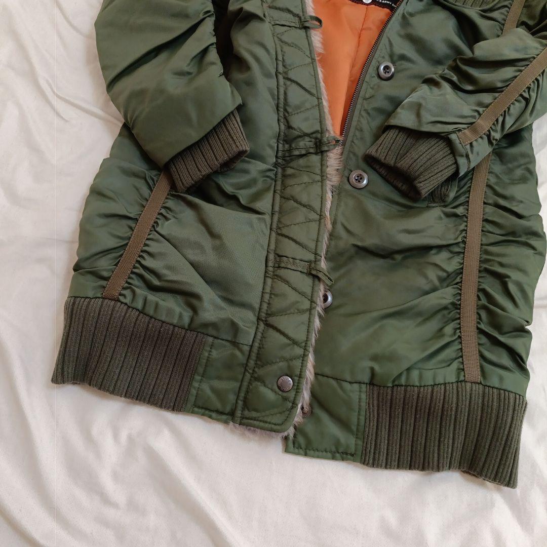 【美品】Avirex Ltd ラクーンファー　モッズコート L-2B ロング丈