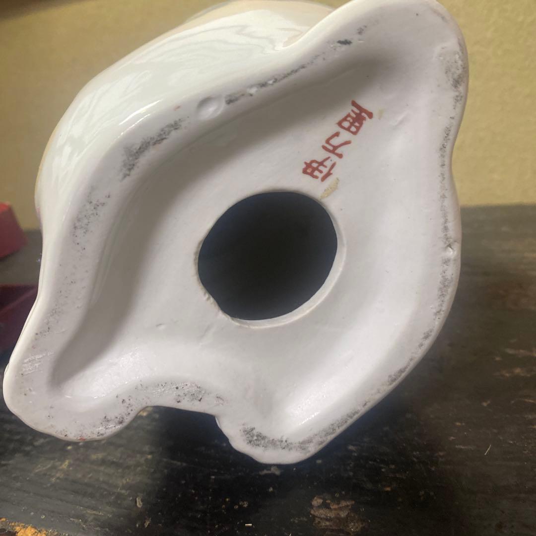 ブルー招き猫【大】