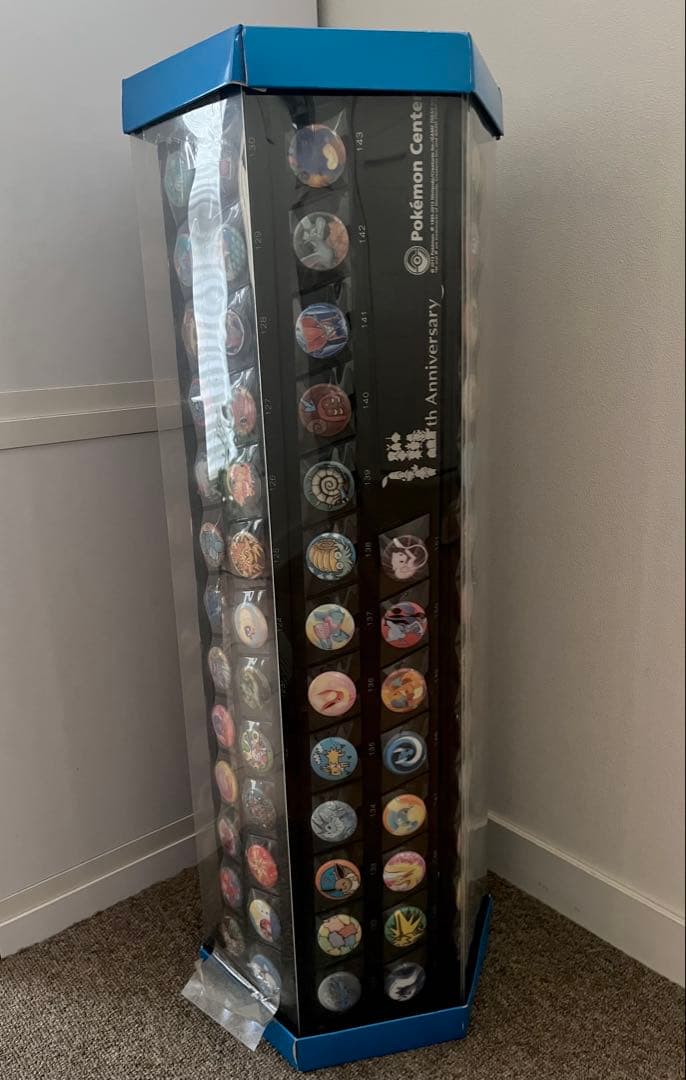 ポケモンバッジ151 ポケセン限定15周年記念缶バッジセット：お値下げ不可