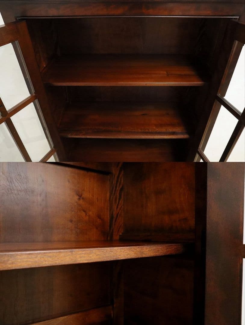 【松本民芸家具】C型本棚・ミズメザクラ無垢・書棚・ブックシェルフ