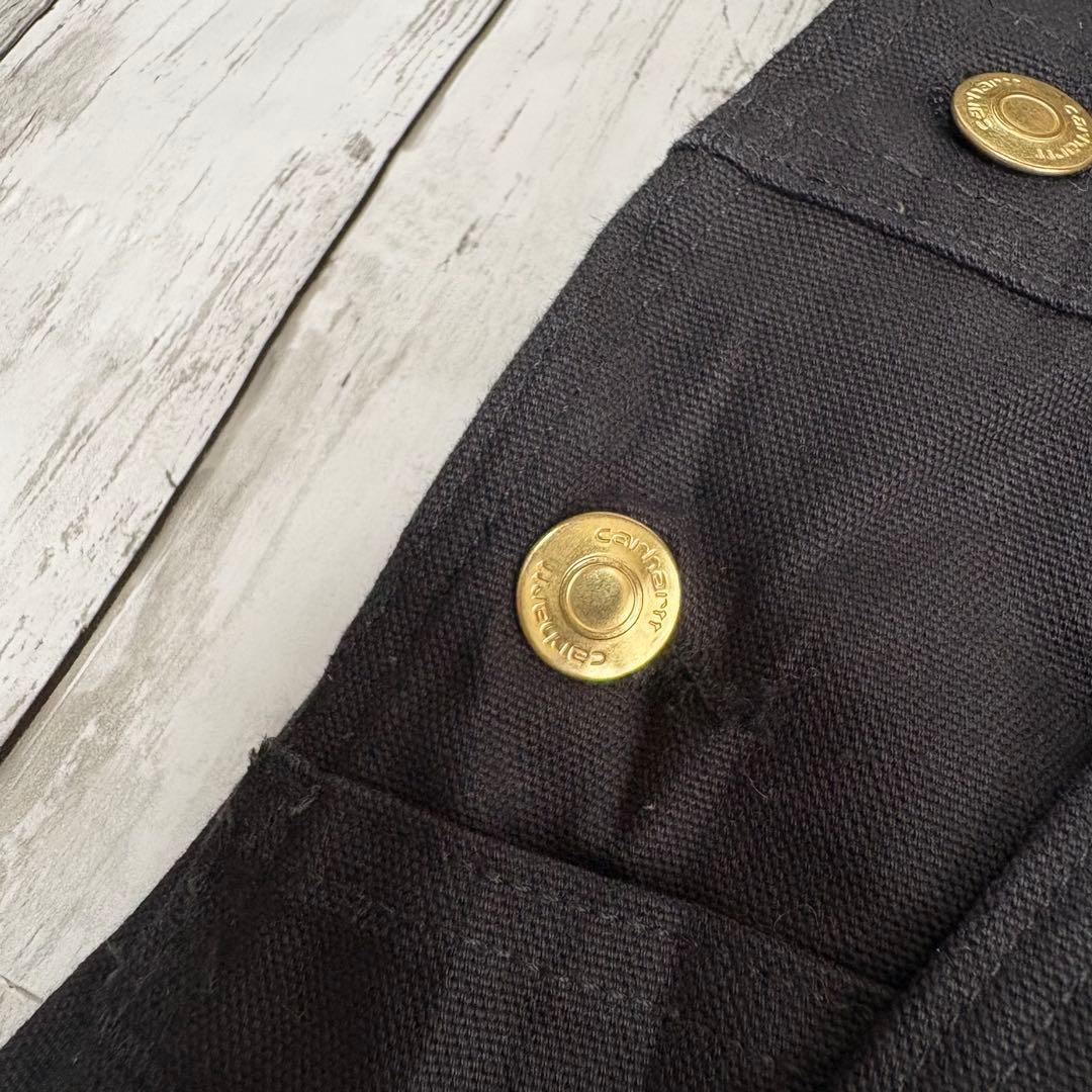 Carhartt カーハート ダック地 ダブルニー オーバーオール ブラック